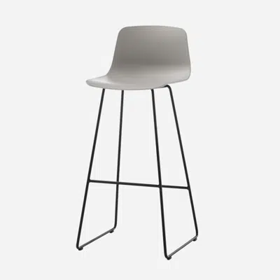 Image for VAR0065 - High stool with sled frame