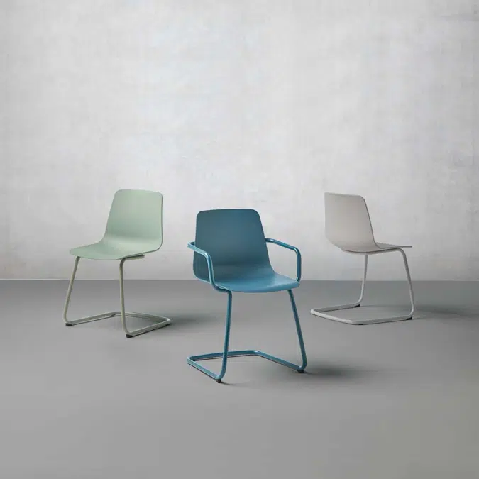 VAR0054 - Armchair with cantilever base