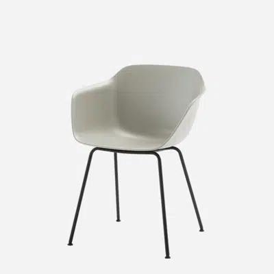 TAI0010 - Armchair with 4 leg frame (polypropylene seat shell) 이미지
