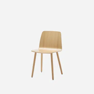 Image for VAR0430MA - Chair with wooden 4 leg frame