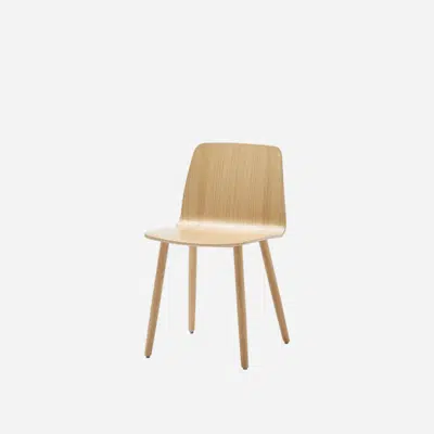 Obrázek pro VAR0430MA - Chair with wooden 4 leg frame