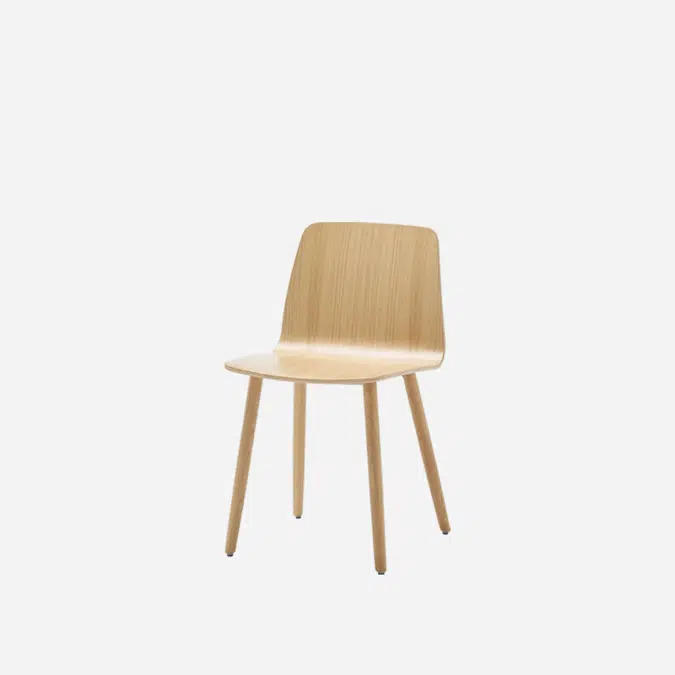 VAR0430MA - Chair with wooden 4 leg frame