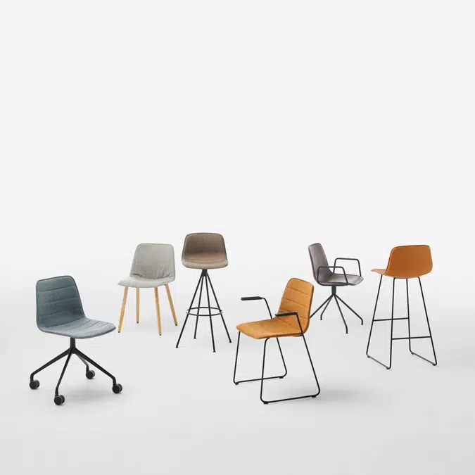 VAR0665 - High stool with sled frame