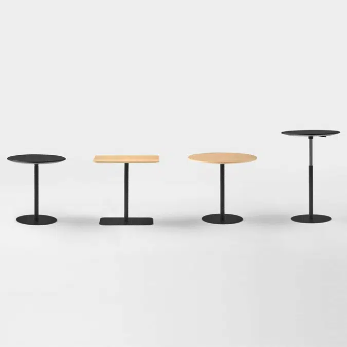 NUM0060 - Side table with adjustable height (diameter 60cm)