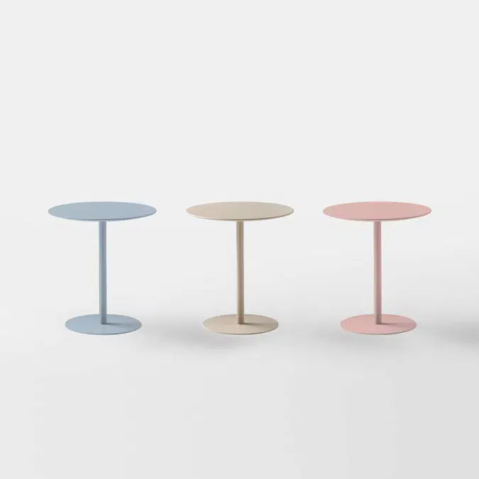 NUM0060 - Side table with adjustable height (diameter 60cm)