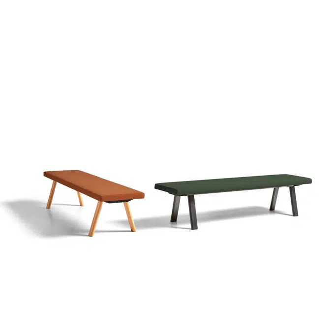 PL70016 - Upholstered seat for bench L.160cm