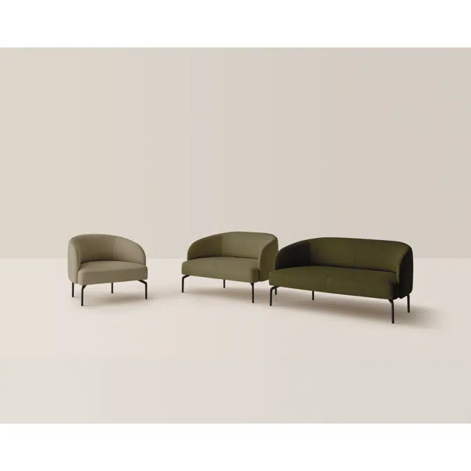 KERN - 3-Sitzer-Sofa