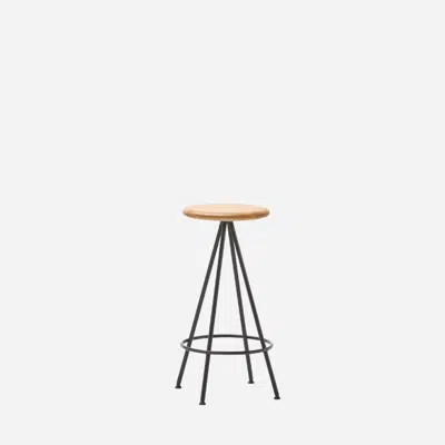 Immagine per SUN0130 - Stool H.62cm (wooden seat)