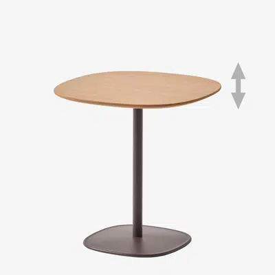 Image for FLO0220 - Side table 50x50cm with adjustable height