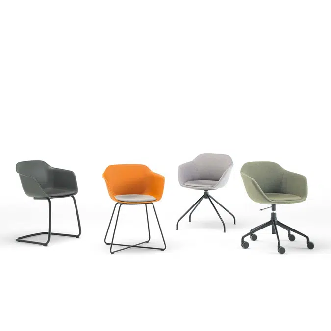 TAI0050 - Armchair with cantilever base (polypropylene seat shell)