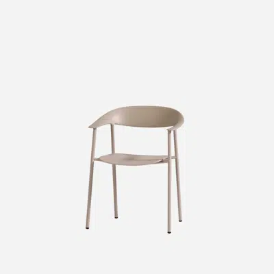 Зображення для ARU0010 - Stackable armchair with polypropylene seat and backrest and 4 leg base made with steel tube