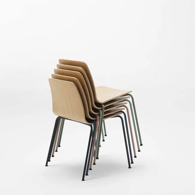 VAR0410 - Chair with 4 leg frame (stackable)