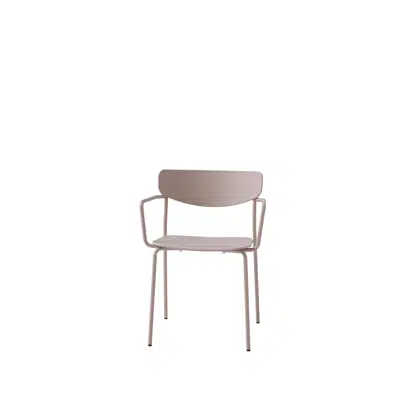 LEA0040 - Armchair with 4 leg frame (polypropylene seat & back) için görüntü