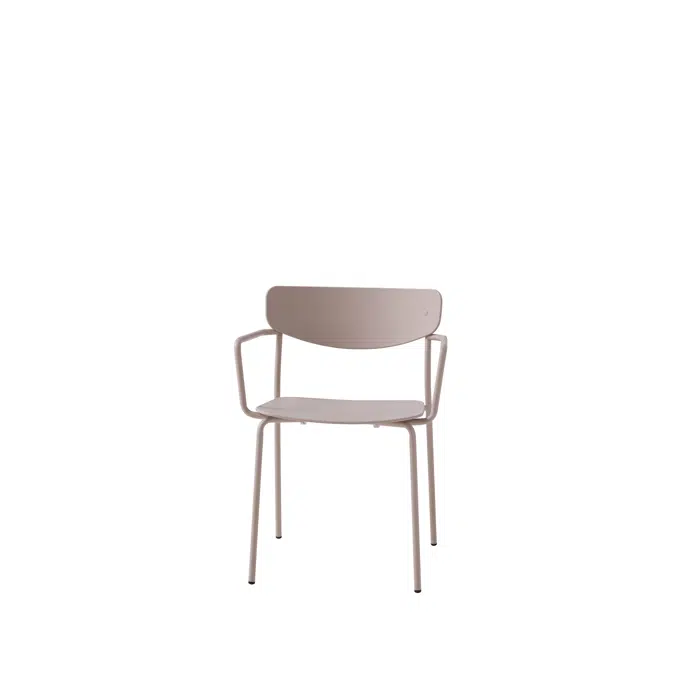 LEA0040 - Armchair with 4 leg frame (polypropylene seat & back)