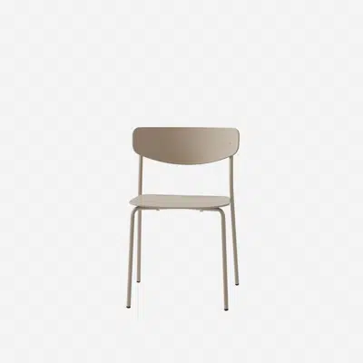 LEA0010 - Chair with polypropylene back and seat图像