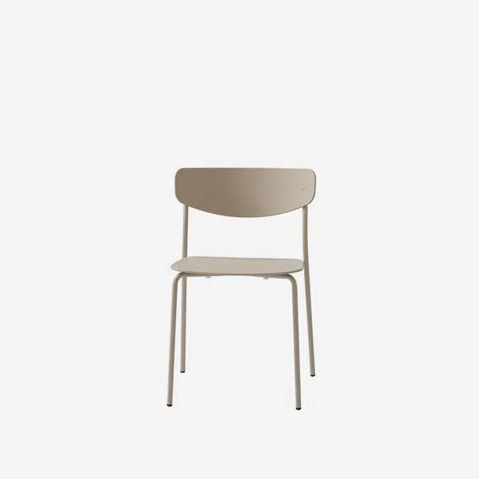 LEA0010 - Chair with polypropylene back and seat