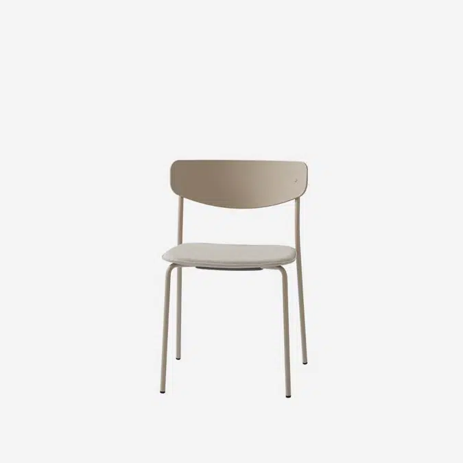 LEA0010 - Chair with polypropylene back and seat