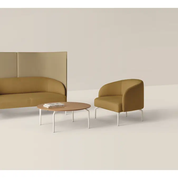 KER0520 - Round coffee table Ø90cm with height 35cm