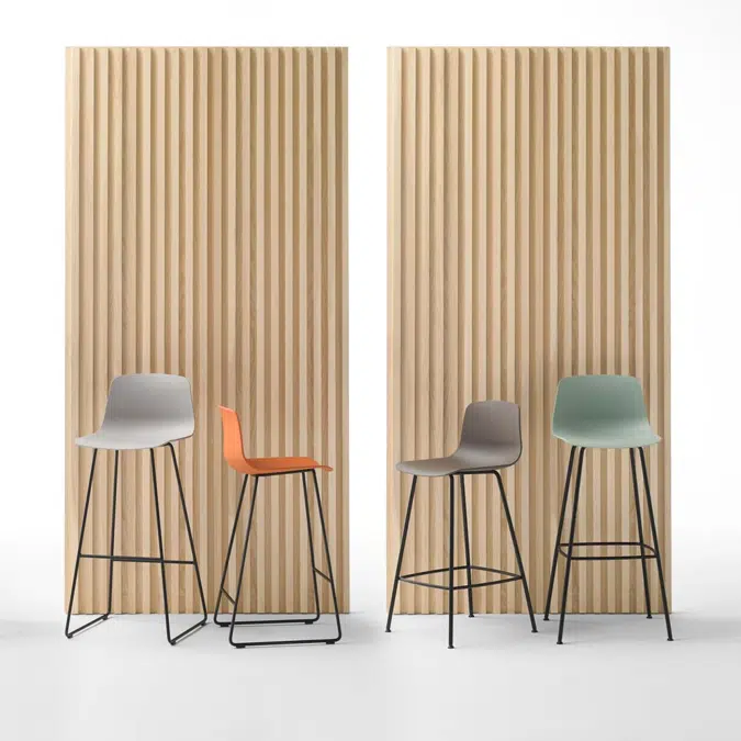 VAR0060 - Medium stool with sled frame