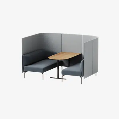 Image for KER0610 - Meeting table L.130cm for 4 position room