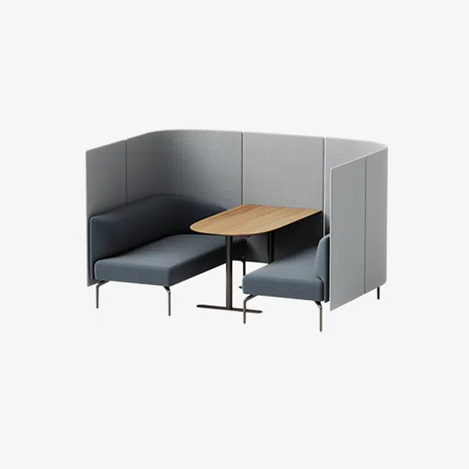 KER0610 - Meeting table L.130cm for 4 position room