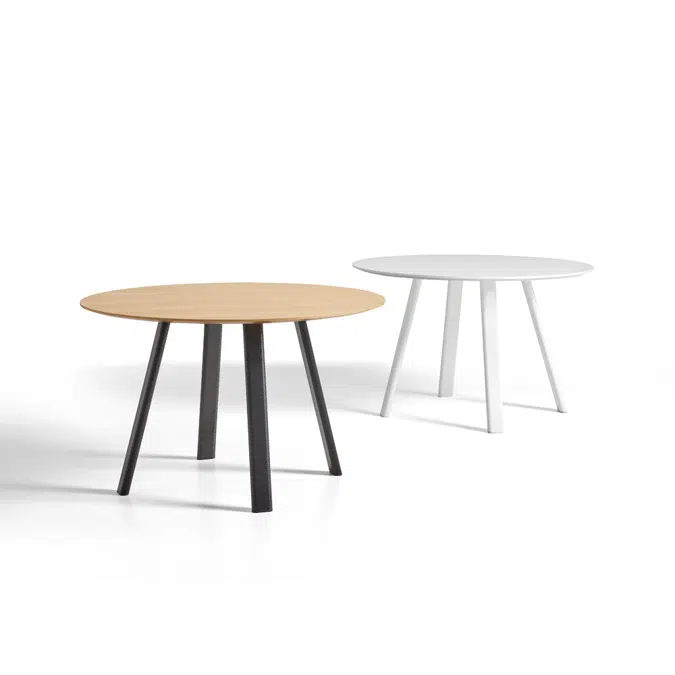 PL503XX - Round tabletops + aluminum structural frames