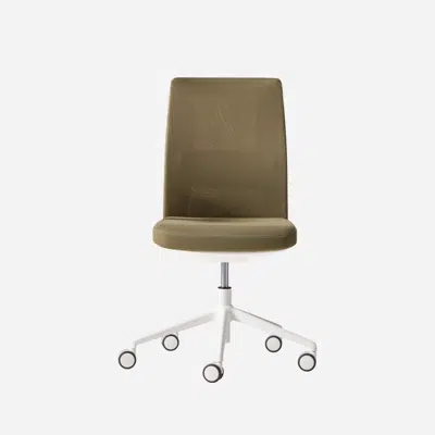 Image for ESI0010 - Task chair with synchro mechanism and mesh backrest (white version)
