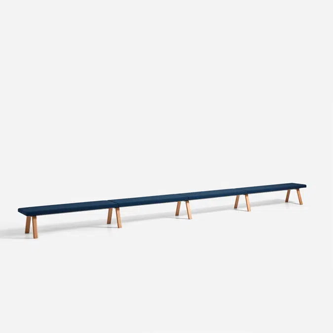 PL70024 - Upholstered seat for bench L.240cm