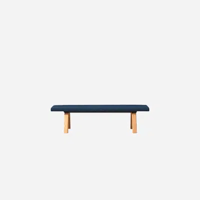 Image for PL70018 - Upholstered seat for bench L.180cm