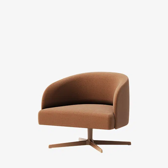 KER0010 - Armchair with swivel base