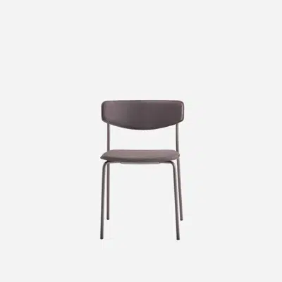 Image for LEA0610 - Chair with upholstered seat and back