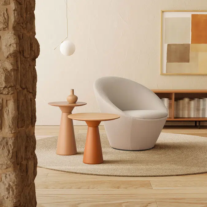 ES10120BA - Round base 22cm with height 44cm (top not included)