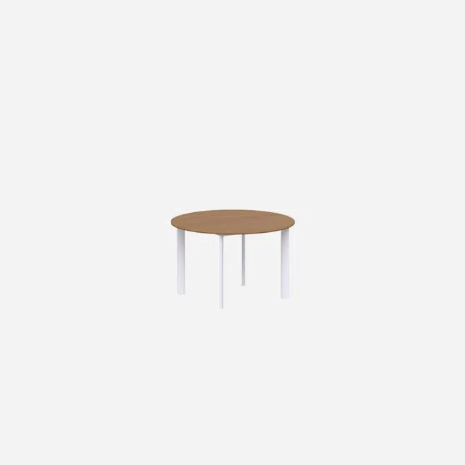 LAMXXXX_RND - Tables avec plateau rond hauteur 75, 90, 105 cm