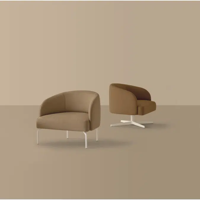 KER0020 - Armchair with 4 legs