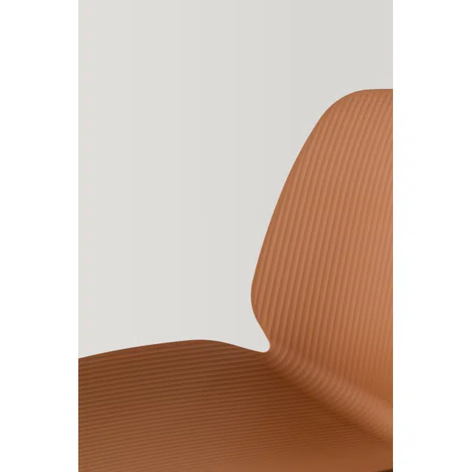 OSW0030MA - Chair with wooden 4 leg frame