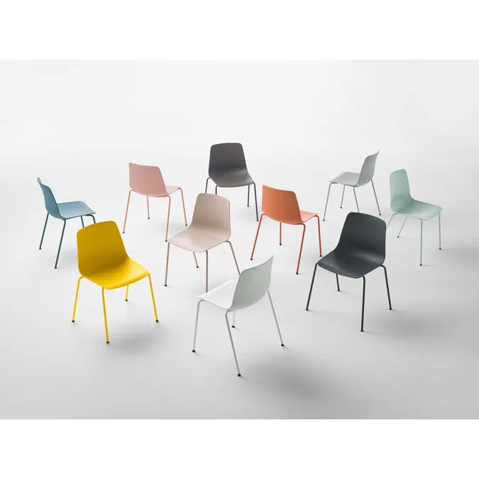 VAR0010 - Chair with 4 leg frame (stackable)