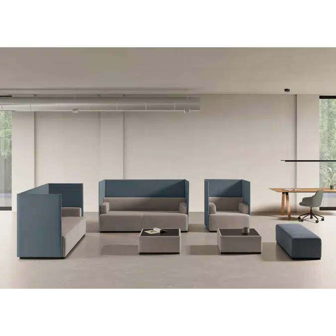 PAU1210TA - Armchair W.80cm with upholstered arms