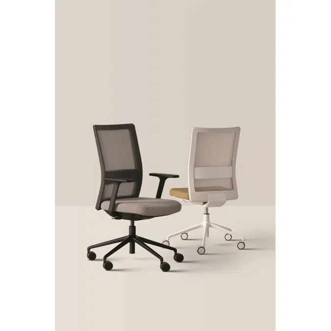 ITP0020 - Task chair with synchro mechanism and mesh backrest