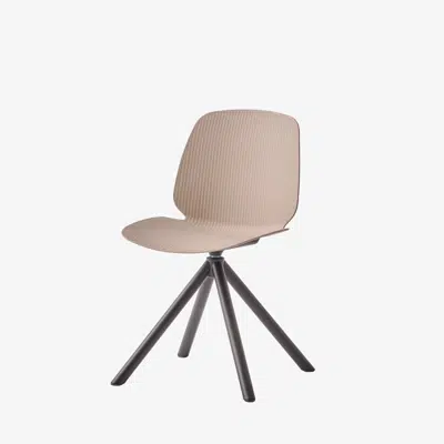 Image for OSW0040 - Chair with 4 spoke steel swivel base