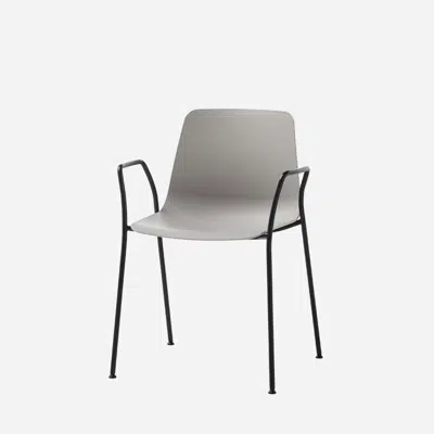 Image for VAR0018 - Armchair with 4 leg frame