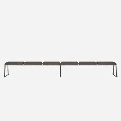 Image for LIN0660 - 6 seater bench with fully upholstered seats