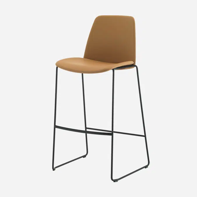 UNN0695 - High stool with sled frame