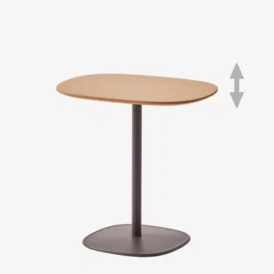 Image for FLO0230 - Side table 51x38cm with adjustable height