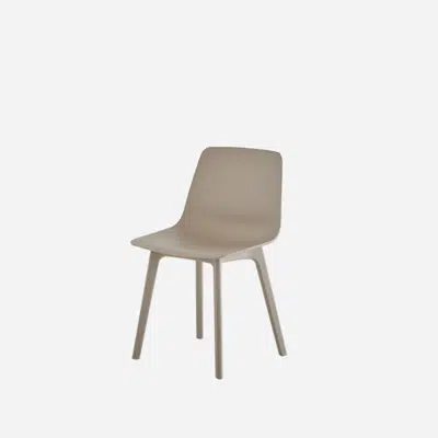 Image for VXL0025 - Chair with plastic 4 leg frame (plastic mono-shell)
