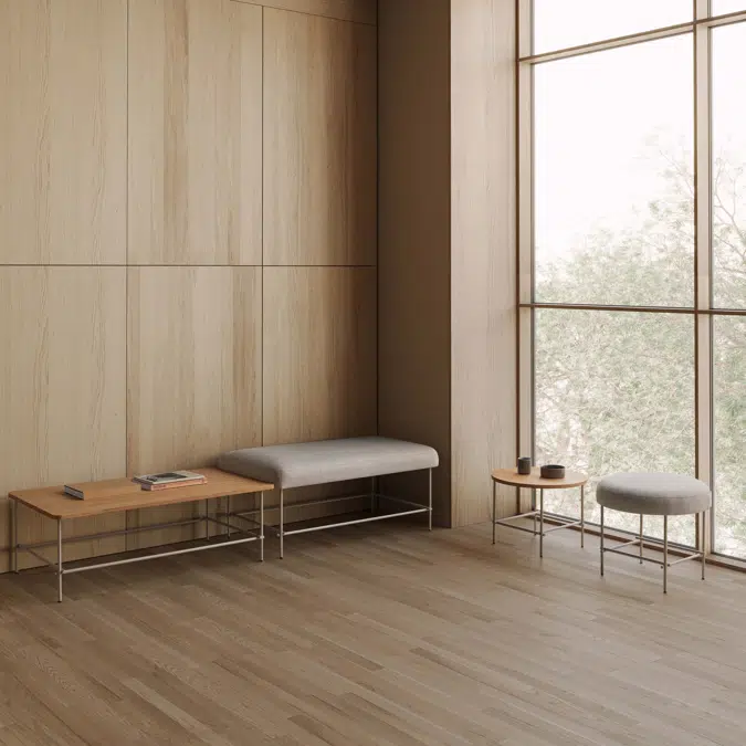 NUC0150`- Mesa de centro 80x80cm con altura 38cm