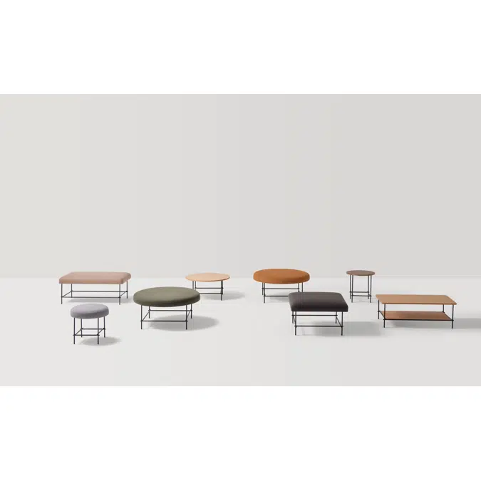 NUC0150`- Mesa de centro 80x80cm con altura 38cm