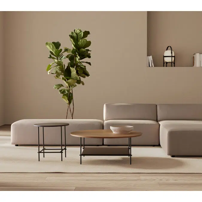 NUC0150`- Mesa de centro 80x80cm con altura 38cm