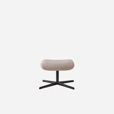 afbeelding voor REV0330 - Ottoman with upholstered outer shell and 4 spoke aluminum base