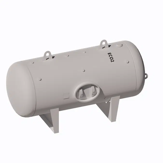 360 gallon ASME horizontal storage tank