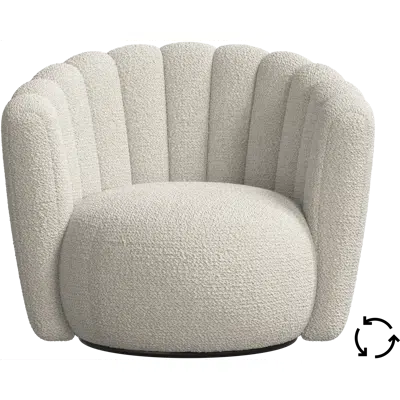 Image for Sweet Art armchair with swivel function - 1560